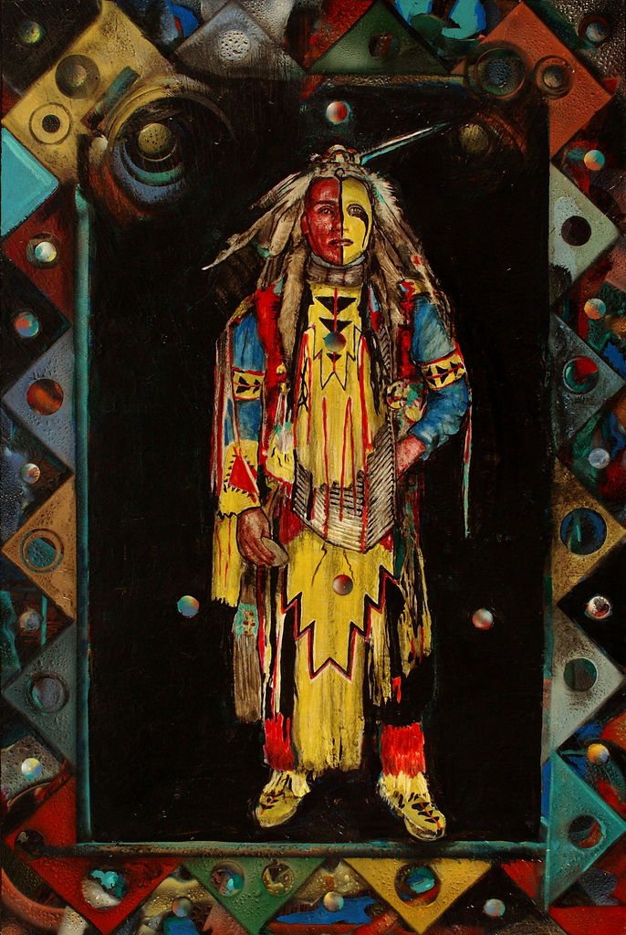 Acrylic and Lacquer on Board, 4ft x 6ft - 2003 